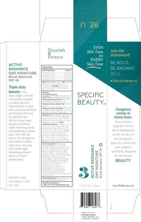 Active Radiance Day Moisture SPF 30 포장