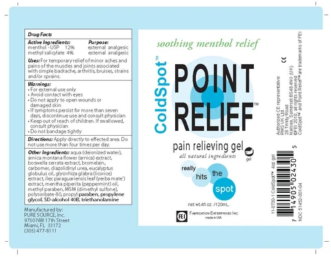 Cold SpotPoint Relief 포장