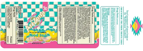 Vacation X AZ Lemon Tea Lip Balm SPF 30 / Vacation X AZ Mucho Mango Lip Balm SPF 30 / Vacation X AZ Green Tea Lip Balm SPF 30 포장