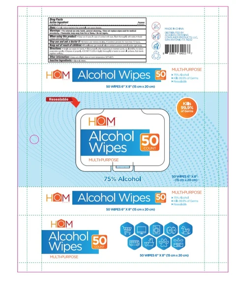 Sanitizer Wipes 포장