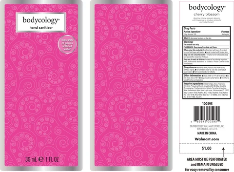 Hand Sanitizer Bodycology packaging