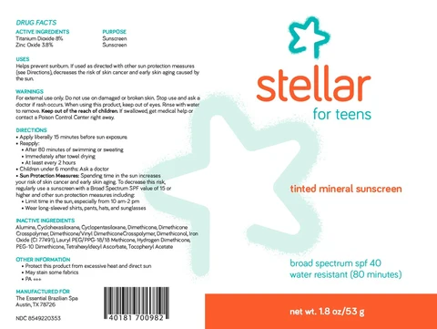 Tinted Mineral Sunscreen packaging