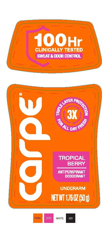 Carpe Antiperspirant Tropical Berry 포장