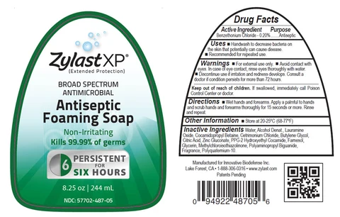 Zylast XP Antiseptic Foaming 포장