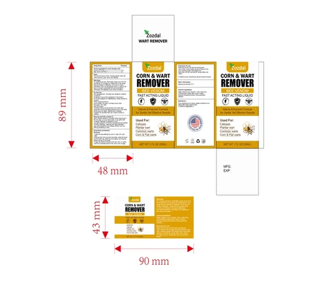 Zozdal Wart Remover 포장