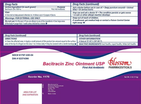 Bacitracin Zinc 포장