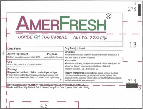 AmerFresh Fluoride 포장