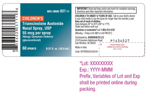 CHILDRENS TRIAMCINOLONE ACETONIDE 포장