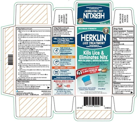 Herklin Lice Treatment 포장