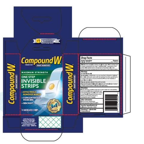 Compound WMaximum Strength One Step Invisible 포장