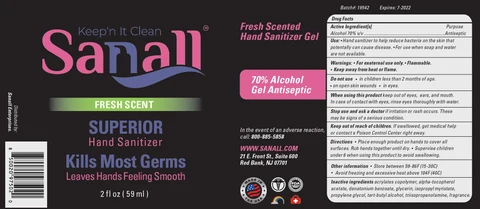 Keep n It Clean Sanall Hand Sanitizer Fresh Scent 포장