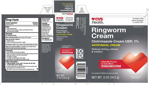 CVS Antifungal Ringworm packaging