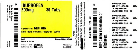 IBUPROFEN 포장