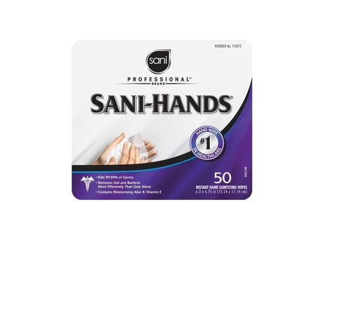Sani Professional Brand Sani-HandsInstant Hand Sanitizing Wipes 포장