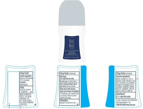 AVON Night Magic EssenceRoll-On Anti-Perspirant Deodorant 포장