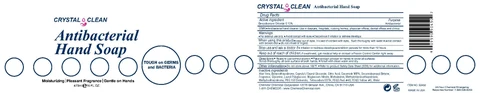 Crystal Clean Antibacterial HandSoap 포장