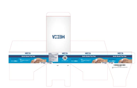 Sterile Alcohol Prep Pads packaging