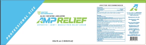 AMP RELIEF Pain Relief Cream 포장