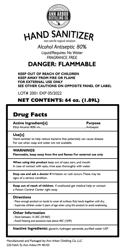 Half Gallon Label