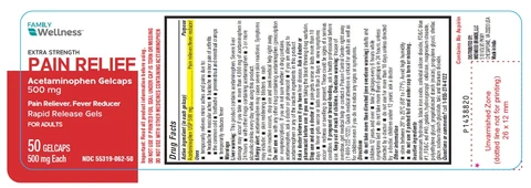 Acetaminophen Extra Strength 포장