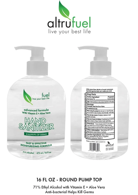 Altrufuel Hand Sanitizer 포장