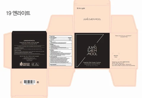 JUNGSAEMMOOL Essential Skin Nuder Cushion N-Light 포장
