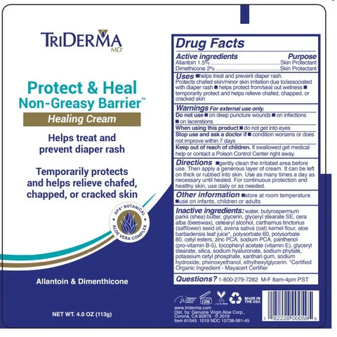 TRIDERMA PROTECT AND HEAL NON- GREASY BARRIER 포장