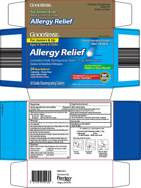 good sense allergy relief packaging