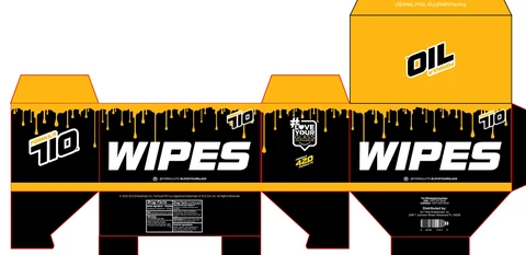 Antibacterial Wipes 포장