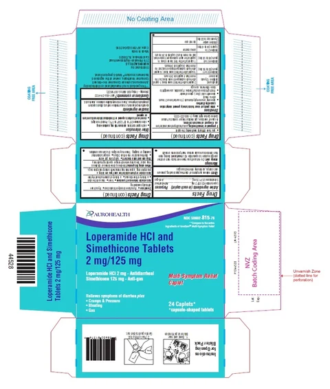 Loperamide Hydrochloride and Simethicone packaging