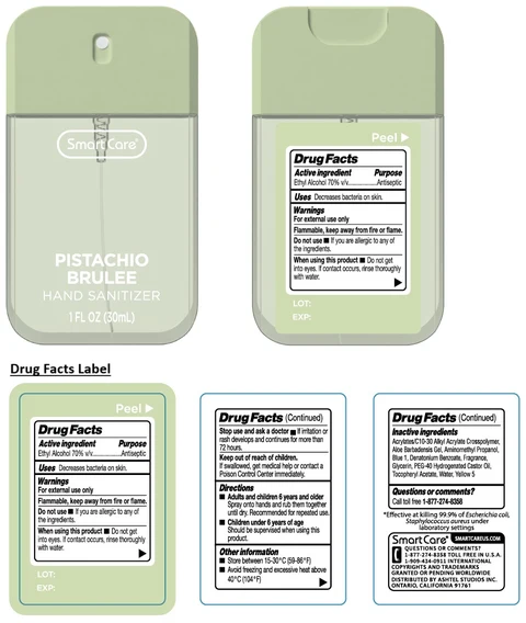Smart Care HAND SANITIZER PISTACHIO BRULEE 포장