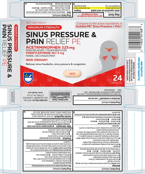 Sinus Pressure and Pain PEMaximum Strength 포장