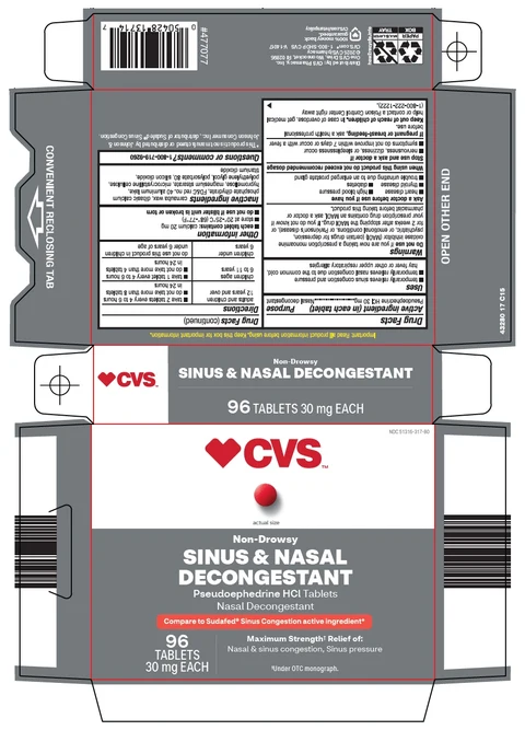 SINUS AND NASAL DECONGESTANT 포장