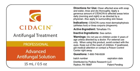 CIDACIN Antifungal Treatment 포장
