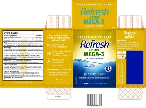 REFRESH Optive Mega-3 포장