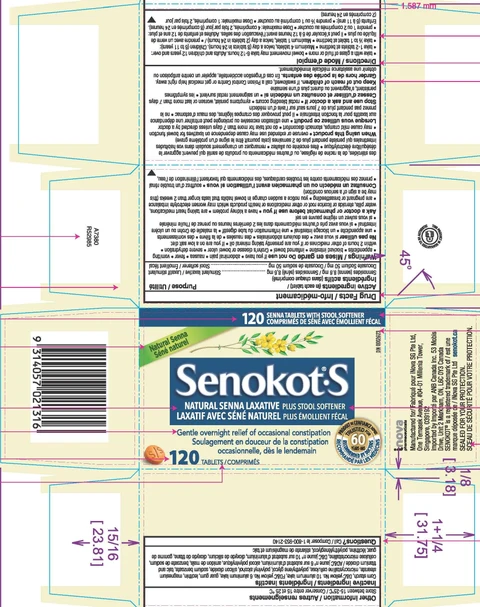 Sennosides, Docusate Sodium 포장