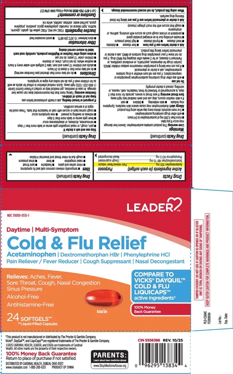 Cold and Flu Relief 포장