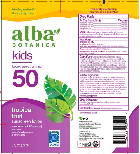 Alba Botanica SPF 50 Sunscreen 포장