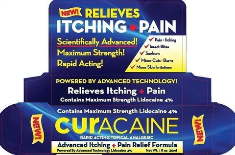 CURACAINE packaging