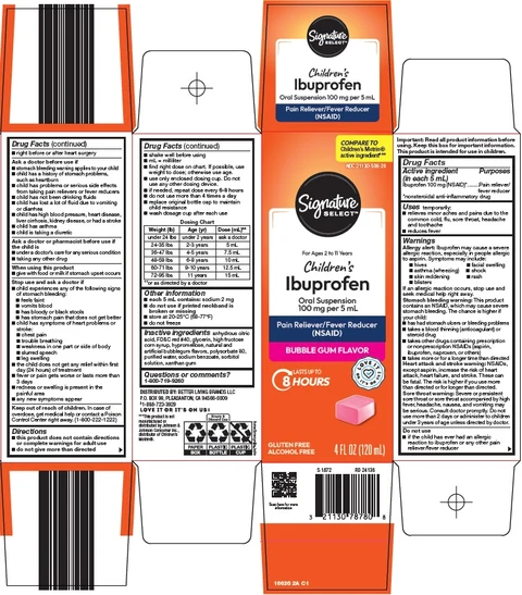 Childrens Ibuprofen packaging
