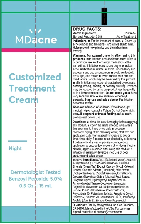 MDacne Customized Cream (Benzoyl Peroxide) 포장