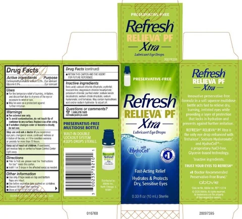 Refresh Relieva PF Xtra 포장