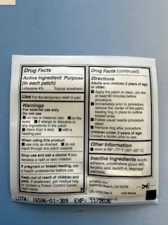 Drug Facts Panel