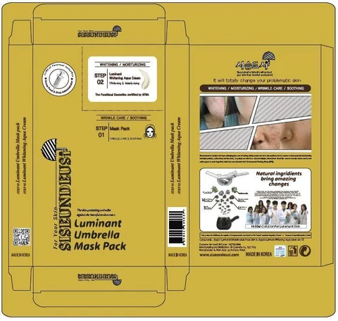 LUMINANT UMBRELLA MASK PACK packaging