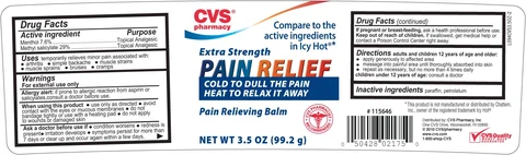CVS Extra Strength Pain Relief packaging