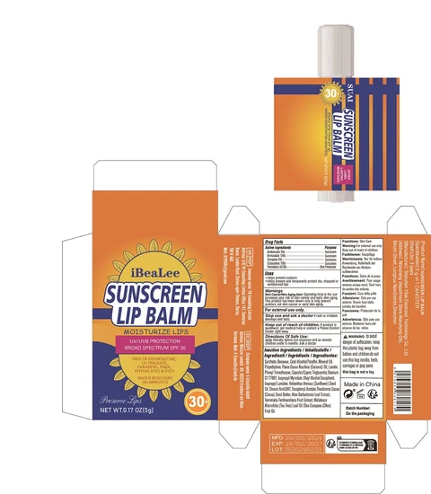 SUNSCREEN LIP BALM 포장
