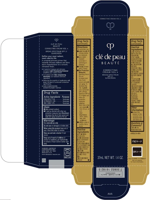 cle de peau BEAUTE CORRECTING VEIL n M packaging
