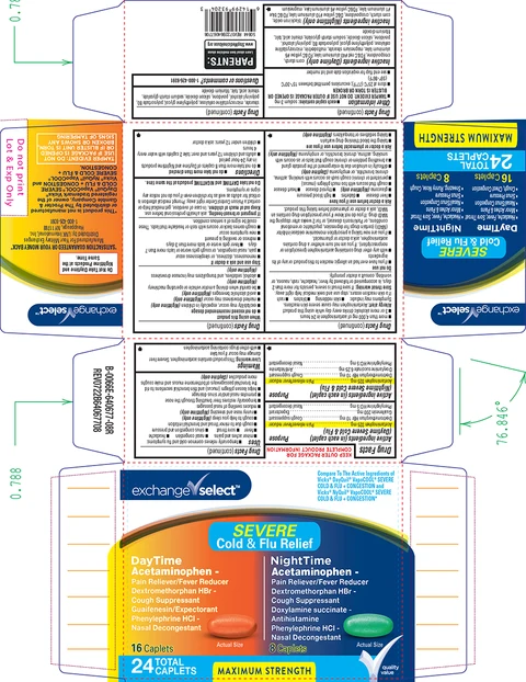 Severe Cold and Flu ReliefDaytime/Nighttime 포장