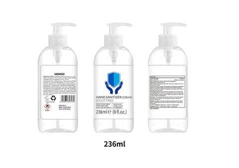 236ml pump label