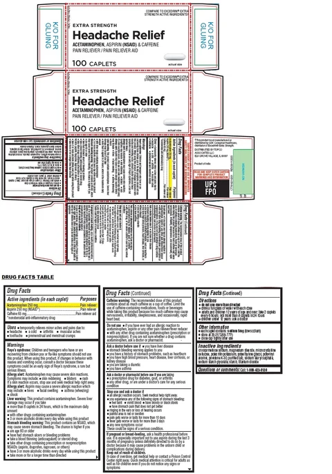 TopCare EXTRA STRENGTH Headache Relief packaging